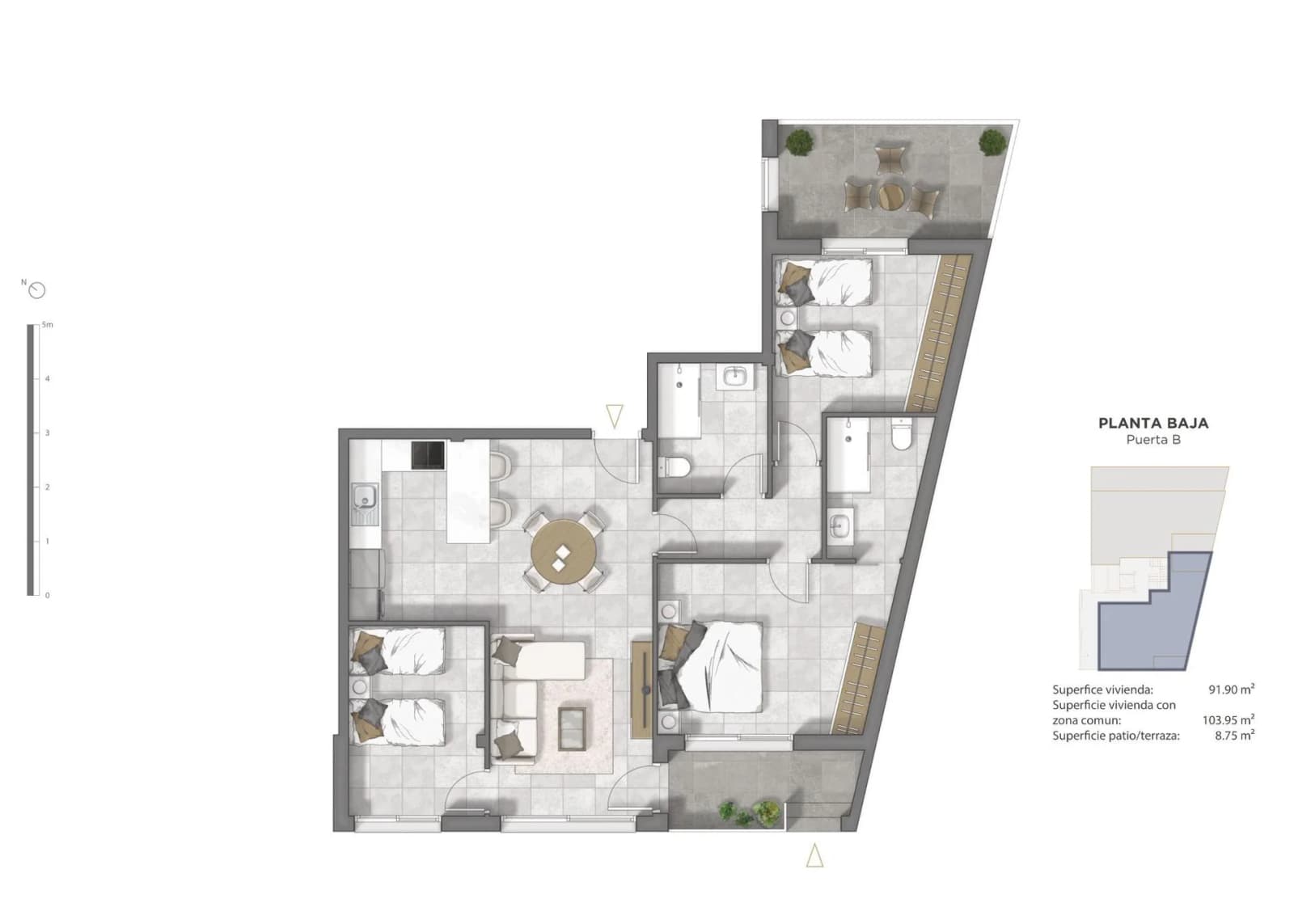 Apartment met 3 slaapkamers te koop in Guardamar del Segura, Alicante - Image 8