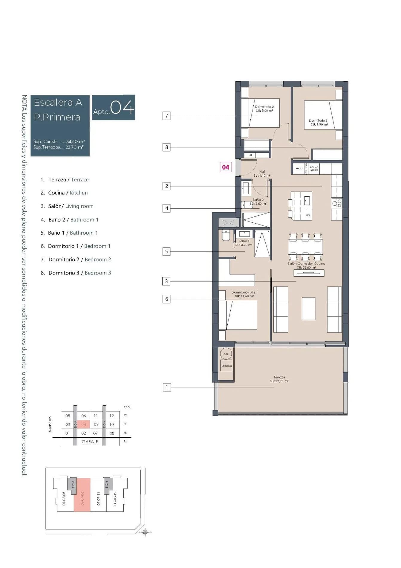 3 Bedroom Apartment for Sale in Benijofar, Alicante - Image 6
