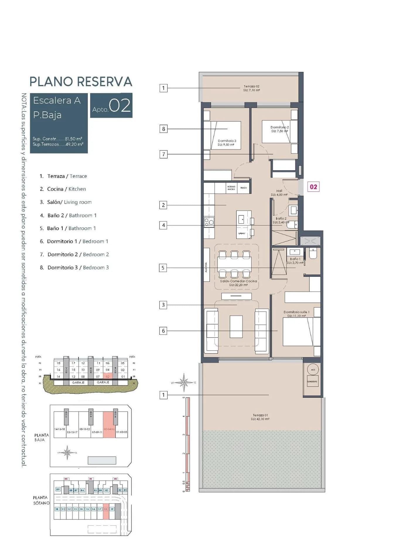 Apartment de 3 dormitorios en venta en Benijofar, Alicante - Image 9