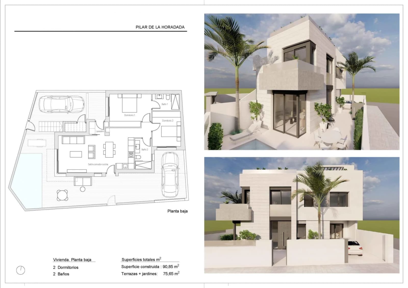Bungalow de 2 chambres à vendre à Pilar de La Horadada, Alicante - Image 9