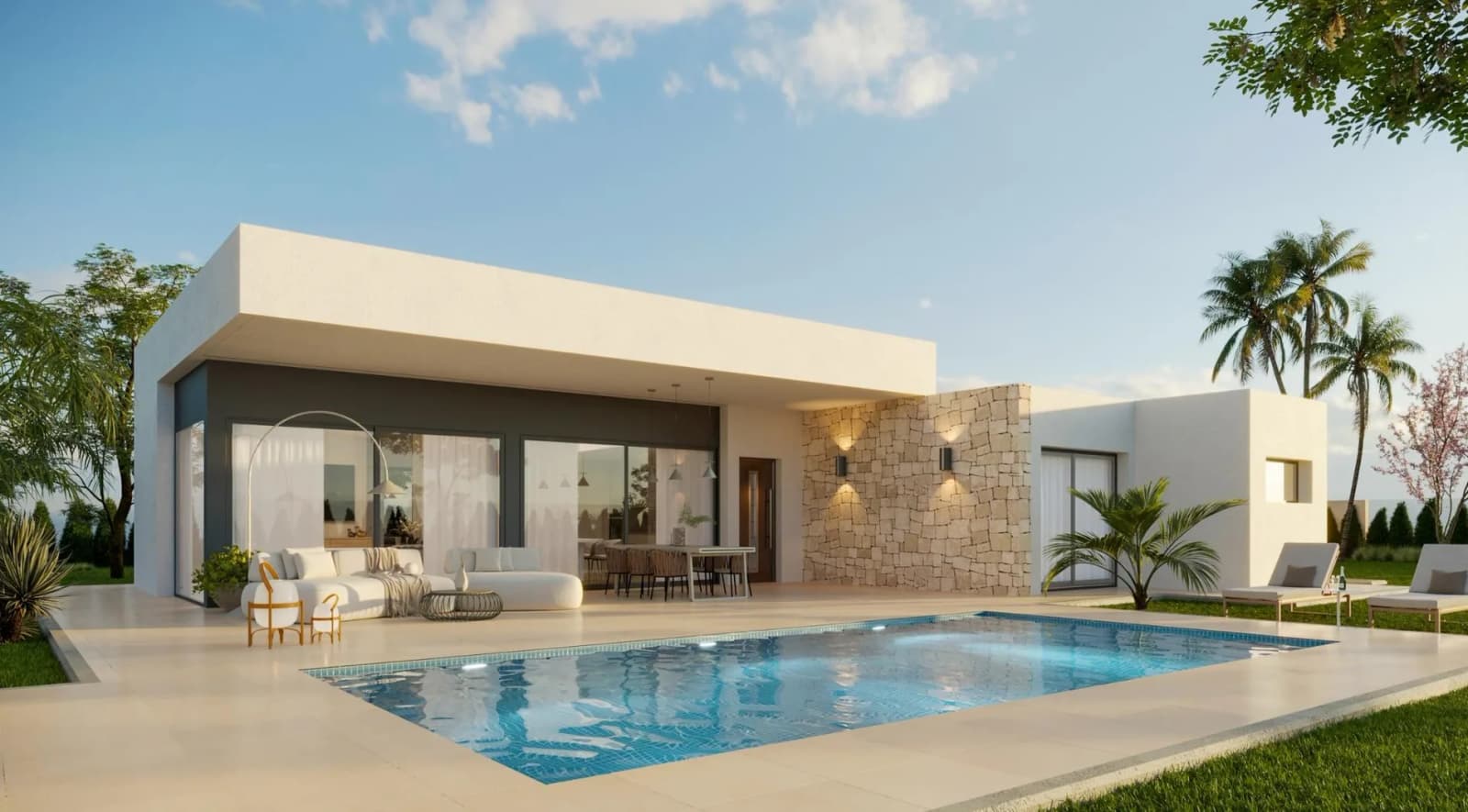 Villa de 3 dormitorios en venta en Aspe, Alicante