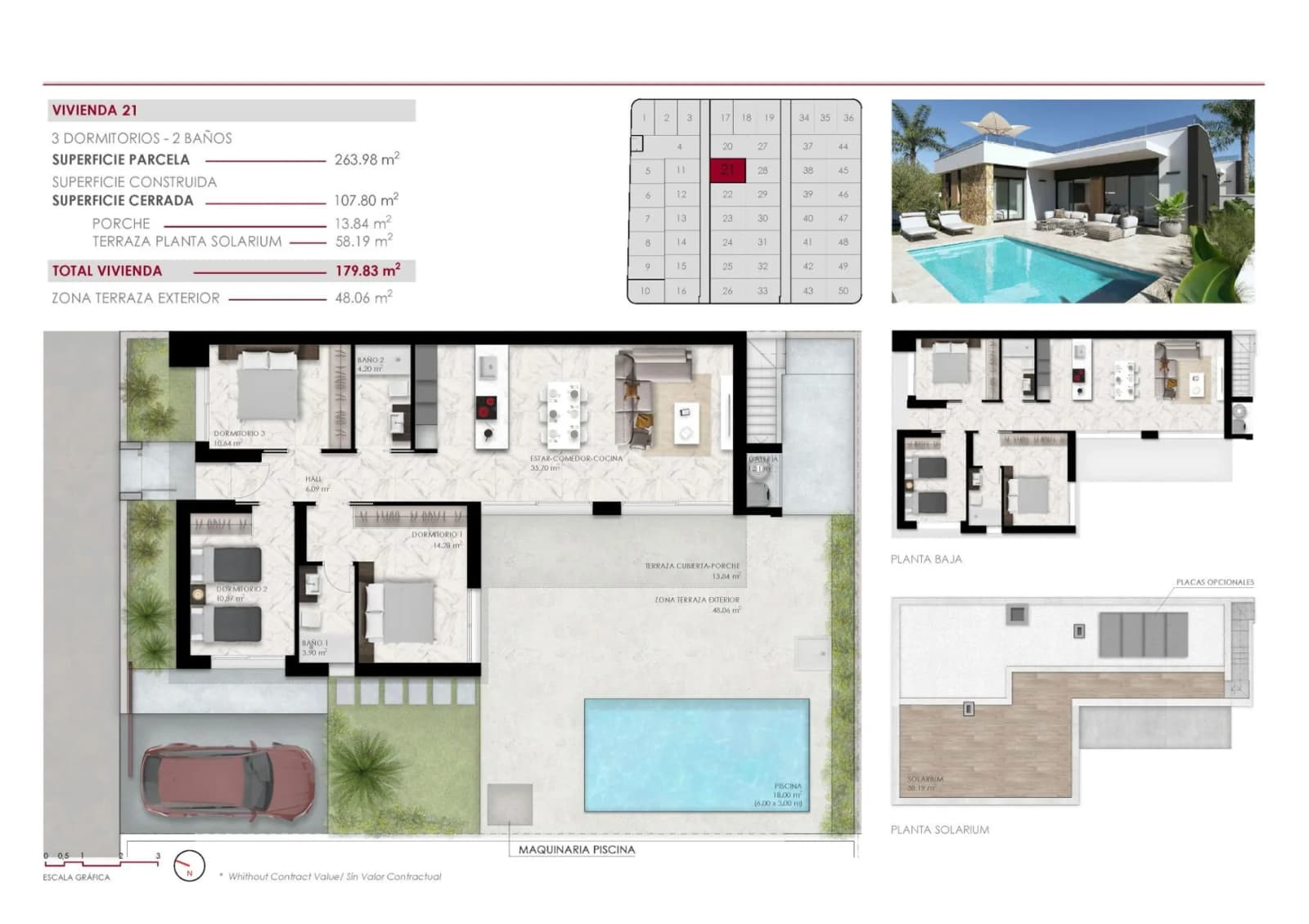 Villa de 3 dormitorios en venta en Ciudad Quesada, Alicante - Image 8